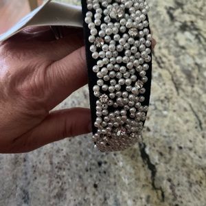 ZARA Pearl & Rhinestone Headband
